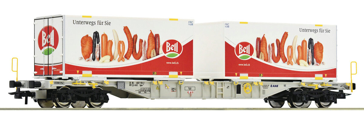 Roco 76948 AAE Container Tragwagen  AAE+Bell