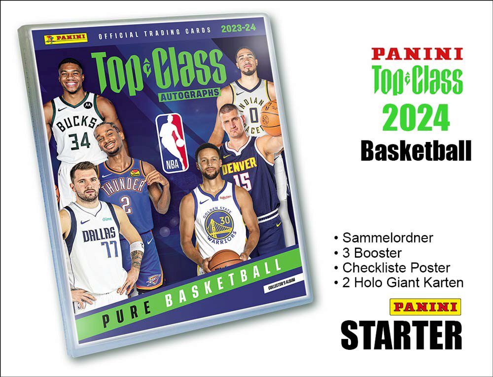 PANINI 3.95.822 2023-24 Top Class Pure Basketball Starter-Set