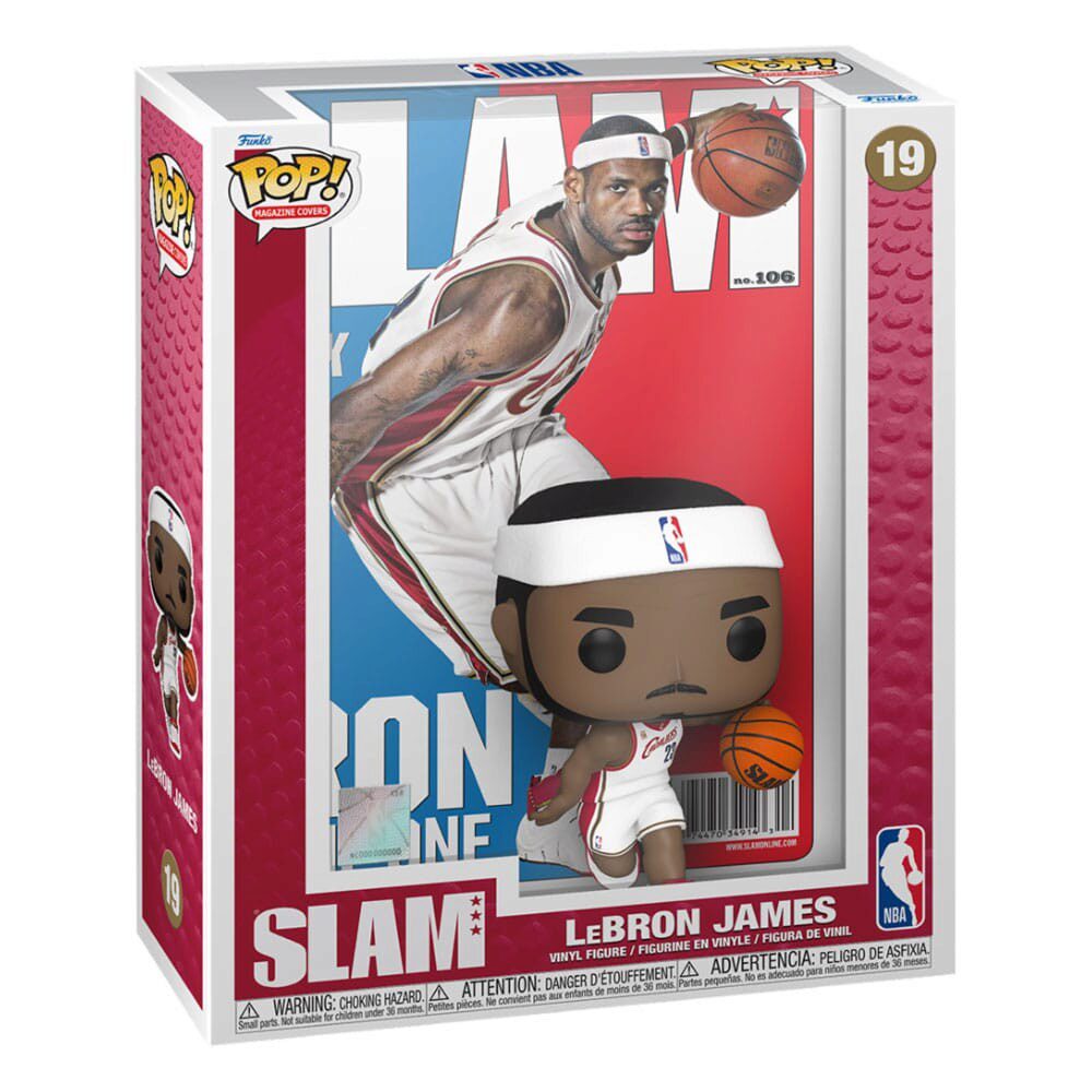 Funko 7.93.604 NBA - POP Cover - LeBron James /Los Angeles Lakers