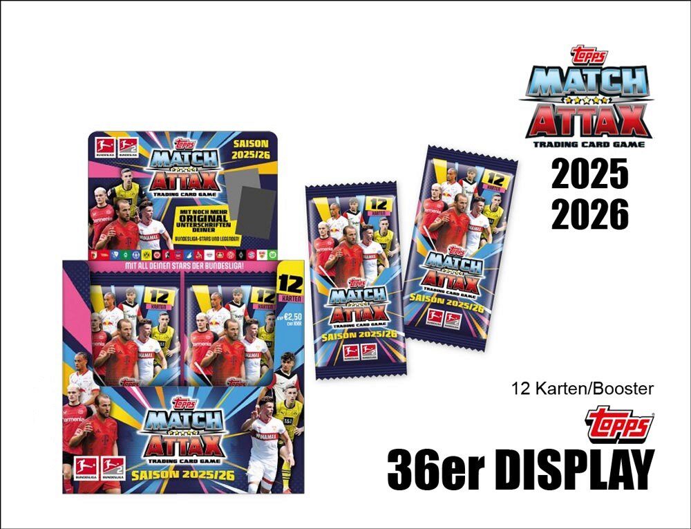 Topps 6.10.612 2025-26 Match Attax Bundesliga (Booster) DE