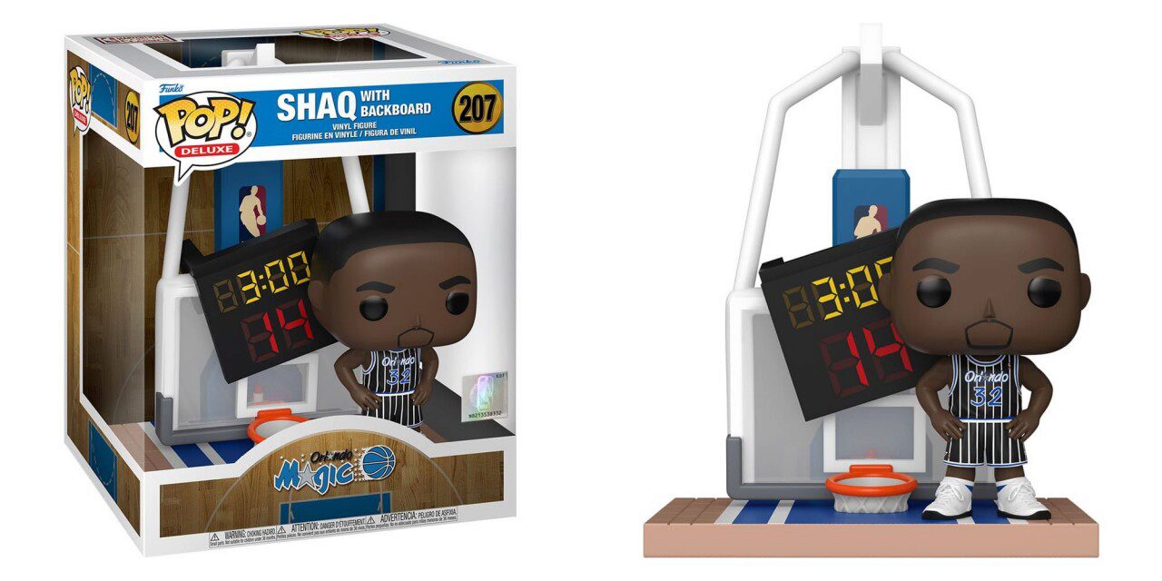 Funko 7.93.867 NBA - POP Deluxe - Legends Shaq w/Backboard