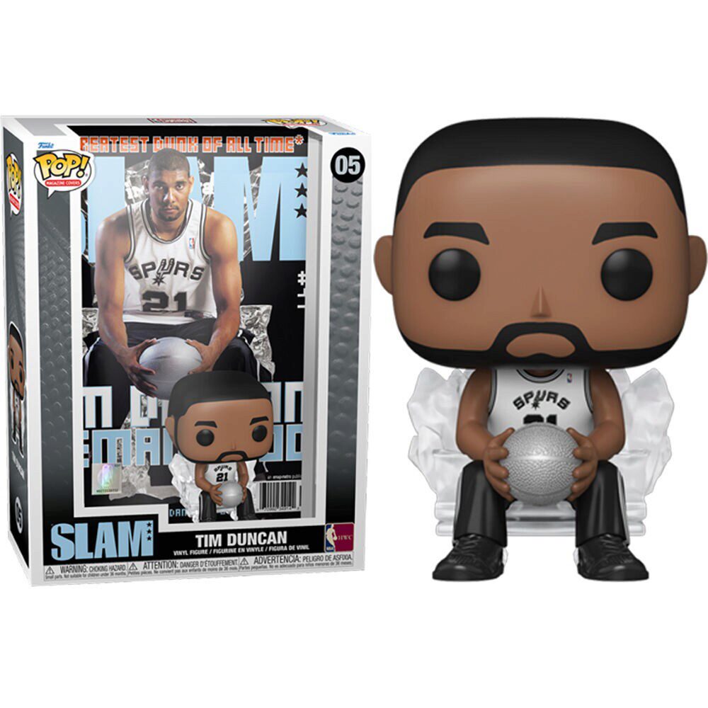 Funko 7.93.571 NBA - POP Cover - Tim Duncan / San Antonio Spurs
