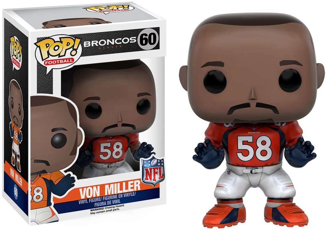 Funko 7.95.354 NFL - POP - von Miller / Denver Broncos - Home