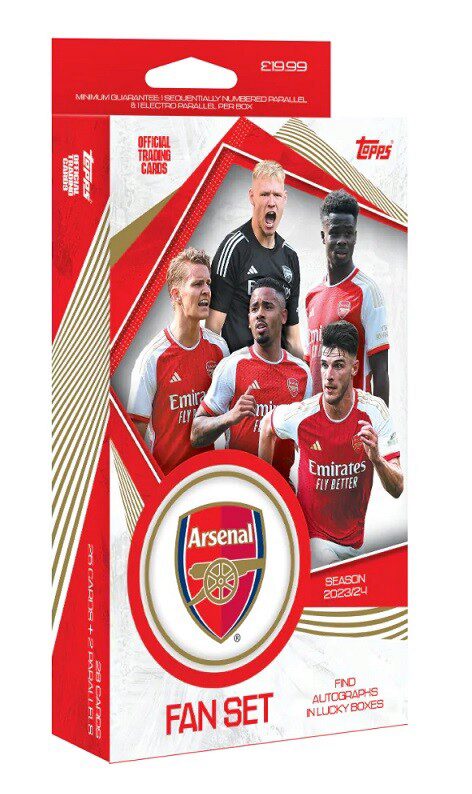 Topps 6.10.594 2023-24 Topps FC Arsenal Team Set