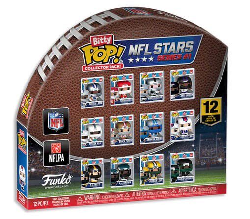 Funko 7.95.575 NFL Bitty POP - NFL Stars Series #1 12er-Pack