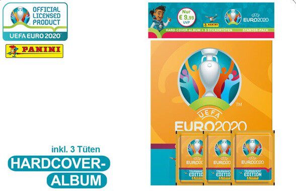 PANINI 6.10.402 2020 UEFA EURO Sticker Hardcover Album DE