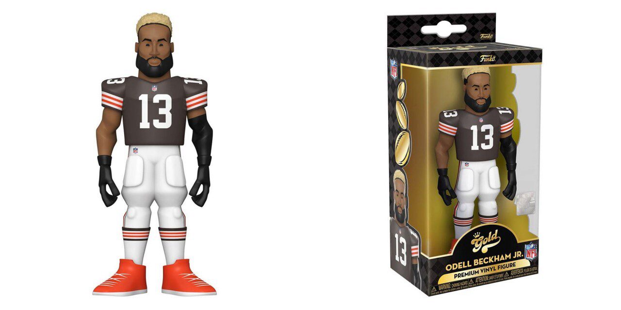Funko 7.95.364 NFL - Odell Beckham JR. Gold Prem. Vinyl Fig.(2ct)