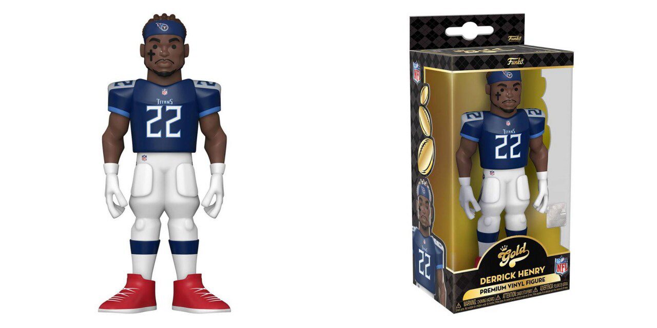 Funko 7.95.363 NFL - Derrick Henry Gold Premium Vinyl Fig.(2 ct.)
