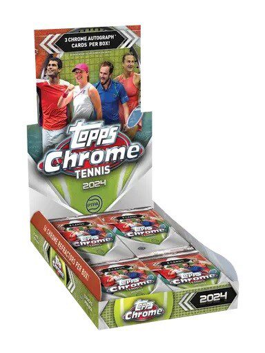 Topps 6.50.058 2024 Topps Chrome Tennis Hobby Box