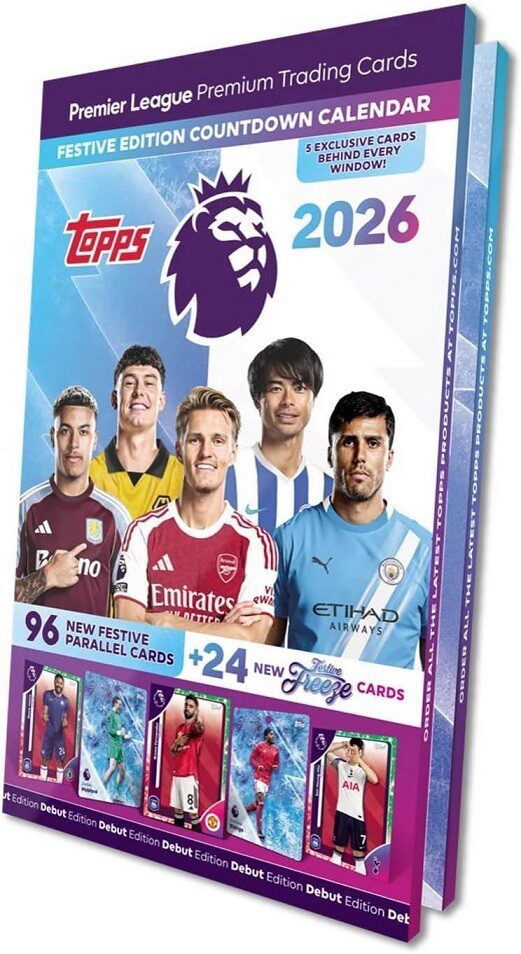 Topps 6.10.640 2025-26 Topps Premier League Adventskalender