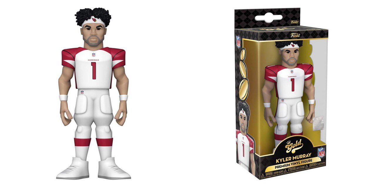 Funko 7.95.365 NFL - Kyler Murray Gold Vinyl Fig. (2 ct.) 13 cm
