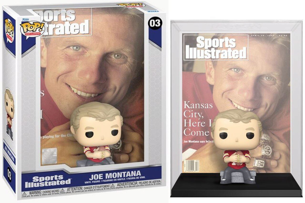 Funko 7.95.537 NFL - POP Cover - Sports Illustrated - Joe Montana