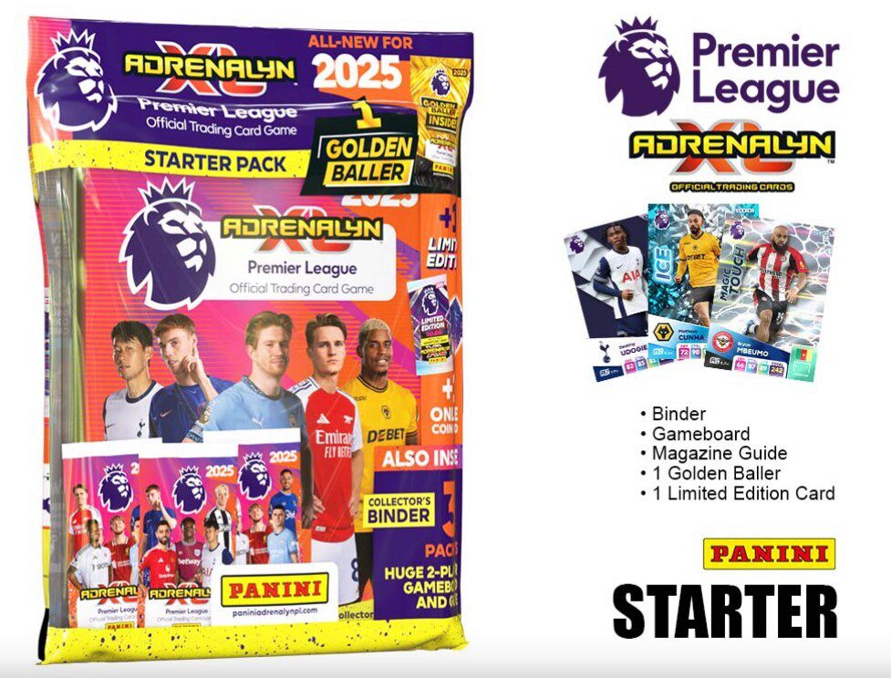 PANINI 6.10.533 2025 Premier League Adrenalyn XL Starter