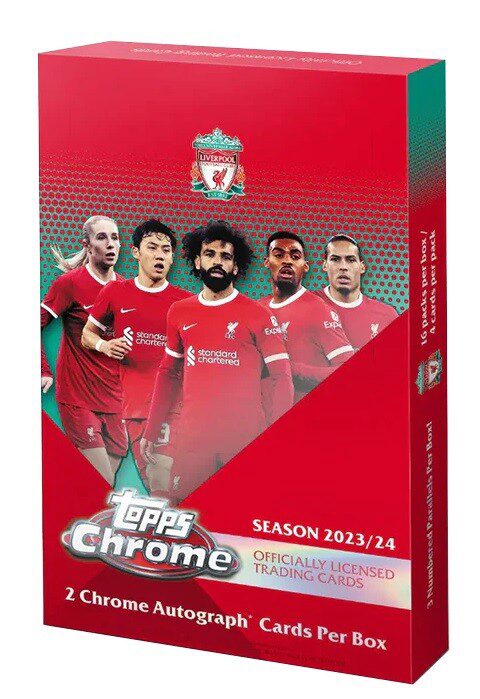Topps 6.10.596 2023-24 Topps Chrome FC Liverpool (Hobby)