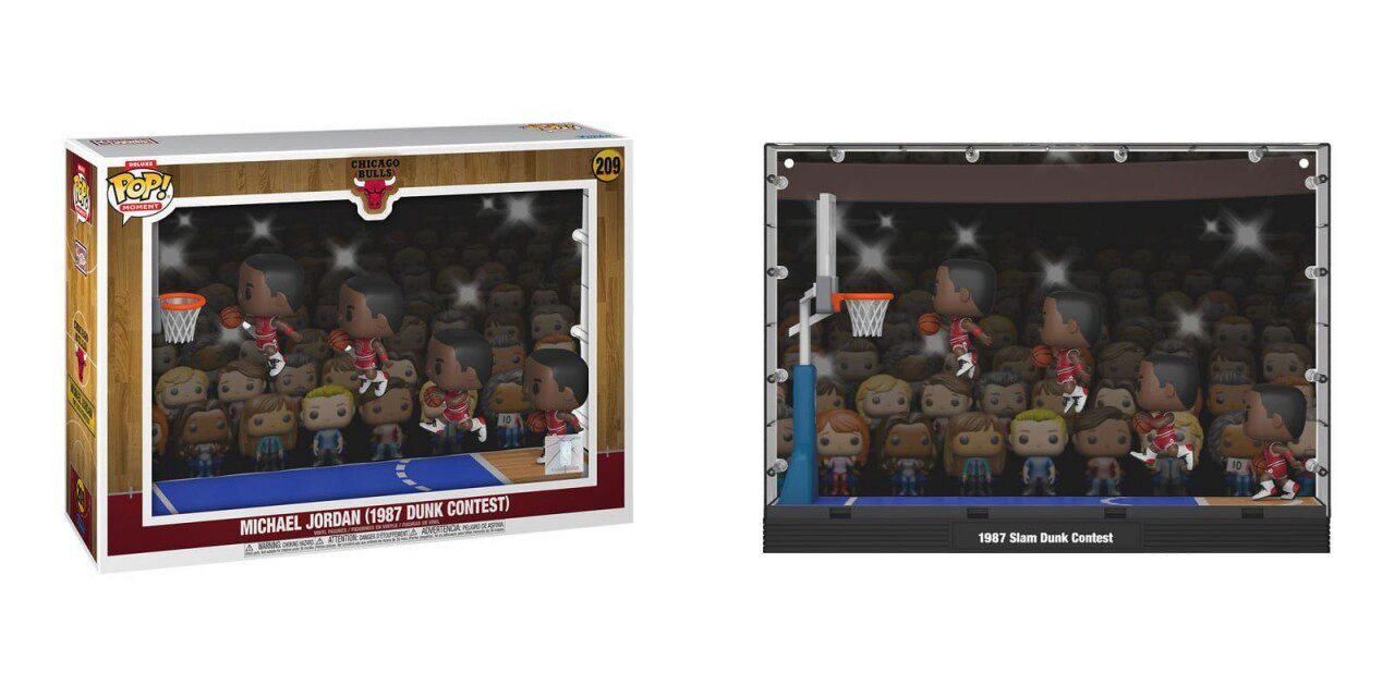 Funko 7.93.872 NBA POP Deluxe - Michael Jordan 1987 Dunk Contest