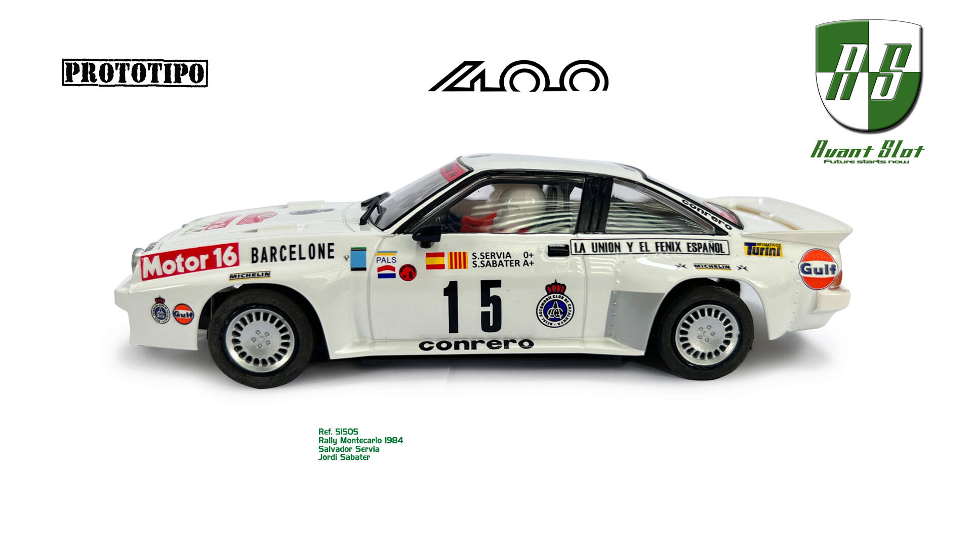 AVANT SLOT 51505 Opel Manta - Rally Montecarlo 1984 n.15 - Salvador Servia, Jordi Sabater