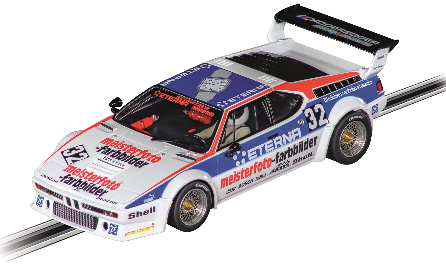 Carrera 23997 D124 BMW M1 Procar, No.32 Moderegger Race and Classics