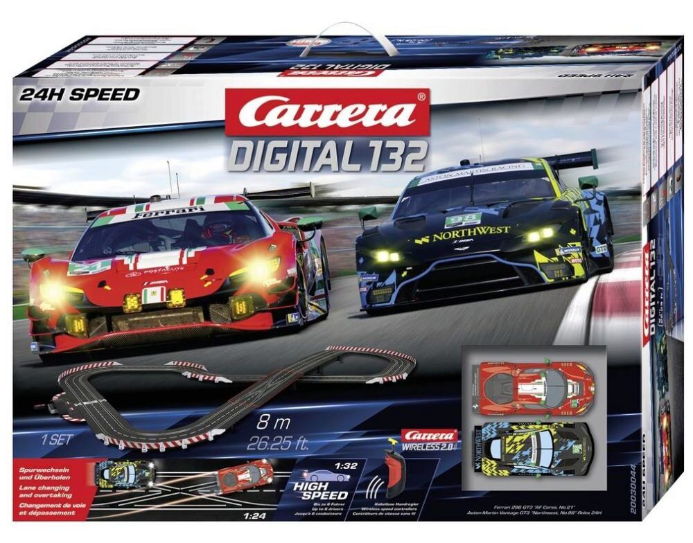 Carrera 30044 Digital 132 Startset  24H Speed / 8.0 m mit Wireless 2.0