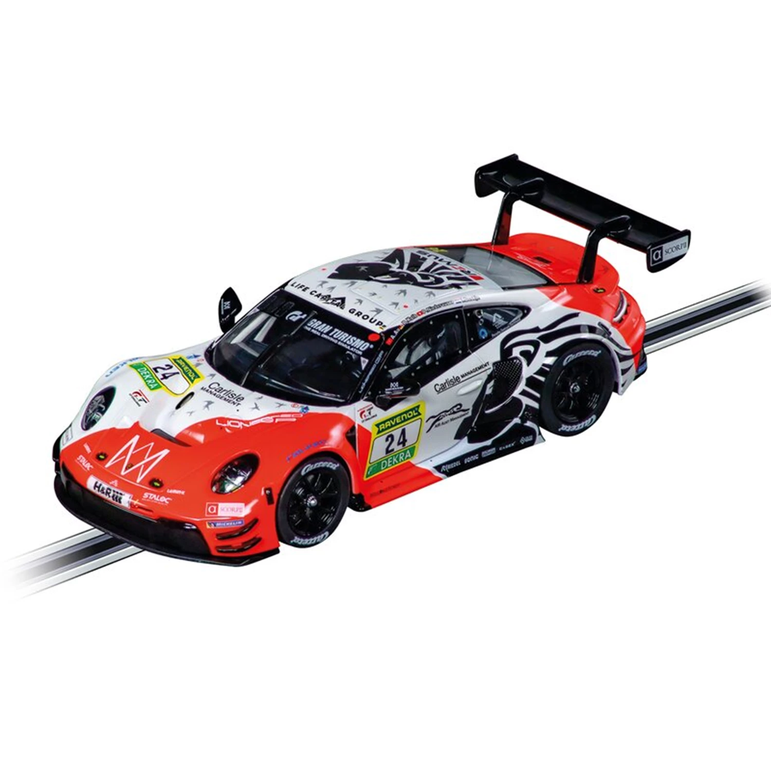Carrera 32064 D132 Porsche 911 GT3 R, No.24 Lionspseed GP