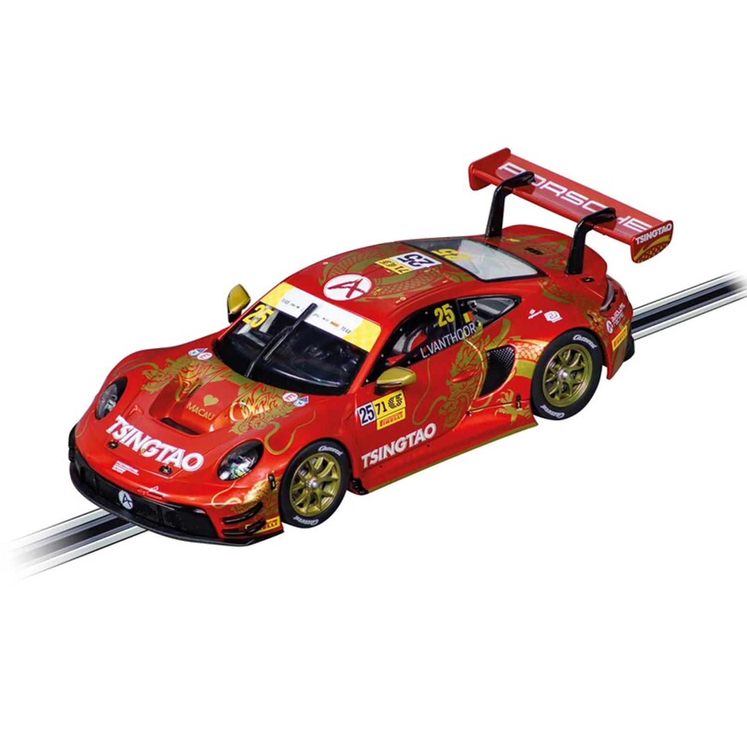 Carrera 32065 D132 Porsche 911 GT3 R, No.25 Absolute Racing, Macao GP 2024
