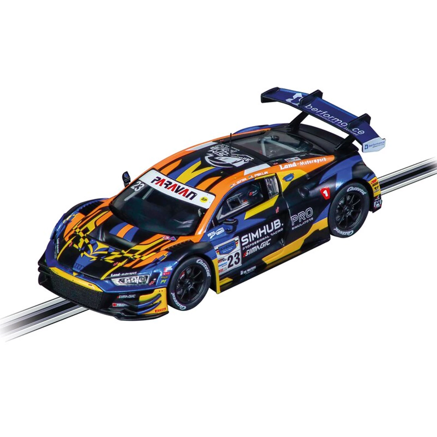 Carrera 32072 D132 Audi R8 LMS GT3 Evo, No.23 Land Motorsport