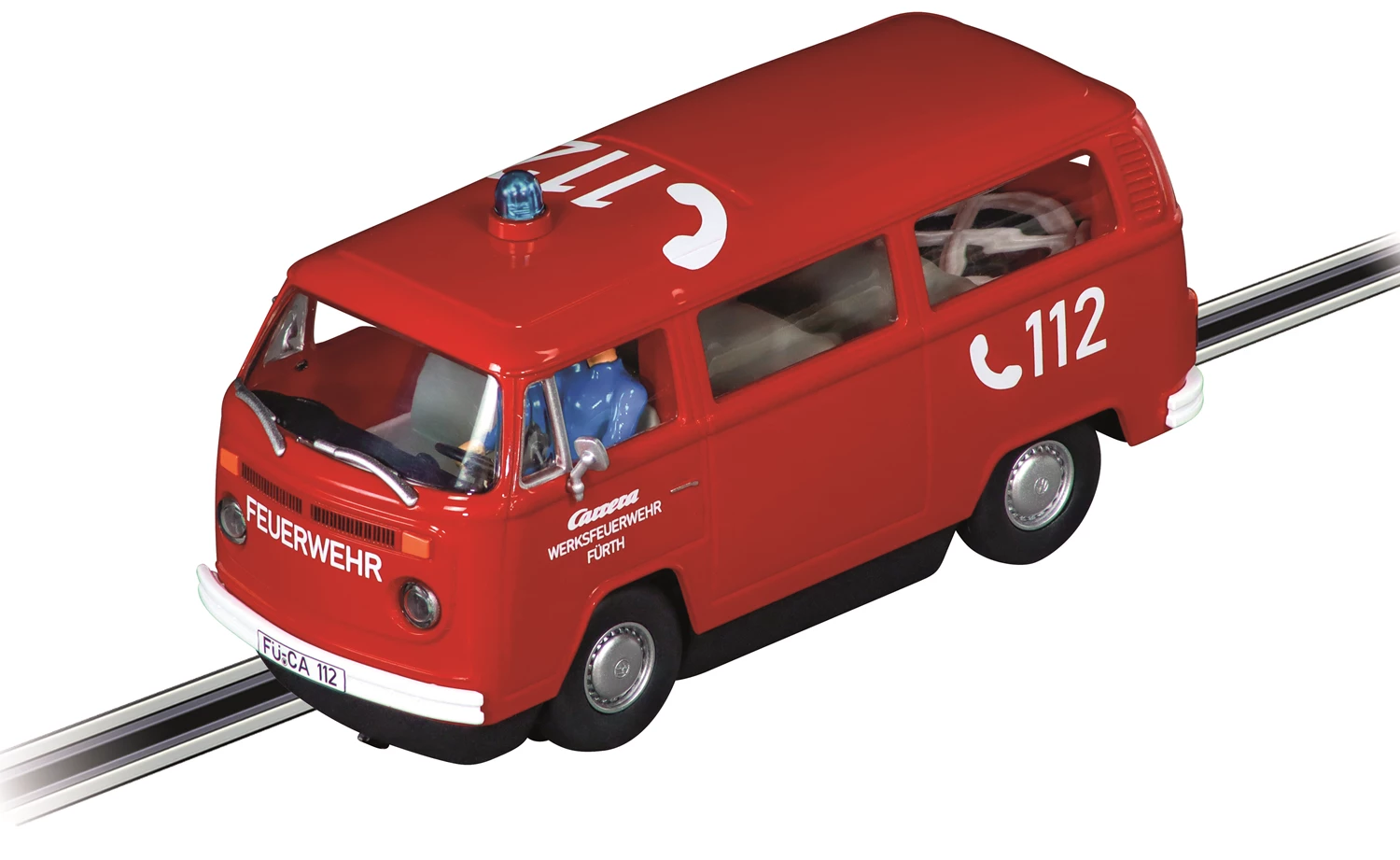 Carrera 32083 D132 VW Bus T2b Feuerwehr 