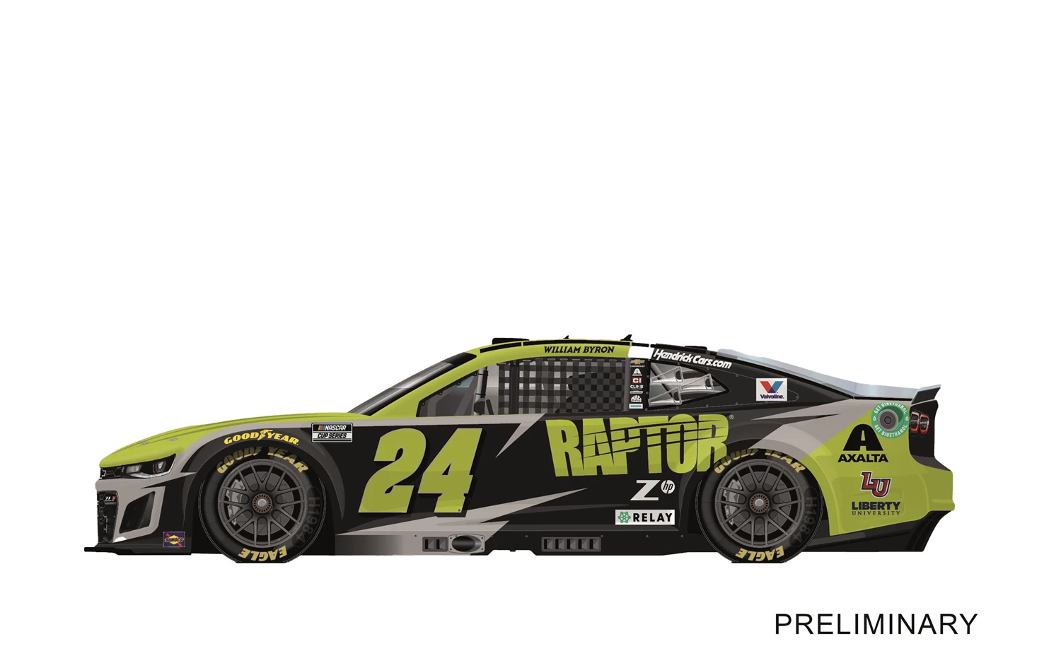 Carrera 32091 D132 Nascar Camaro NextGen,No.24 Hendrick Motorsports, W.Byron