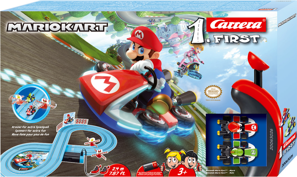 Carrera 63026 FIRST Mario Kart / 2.4 m Mario und Yoshi
