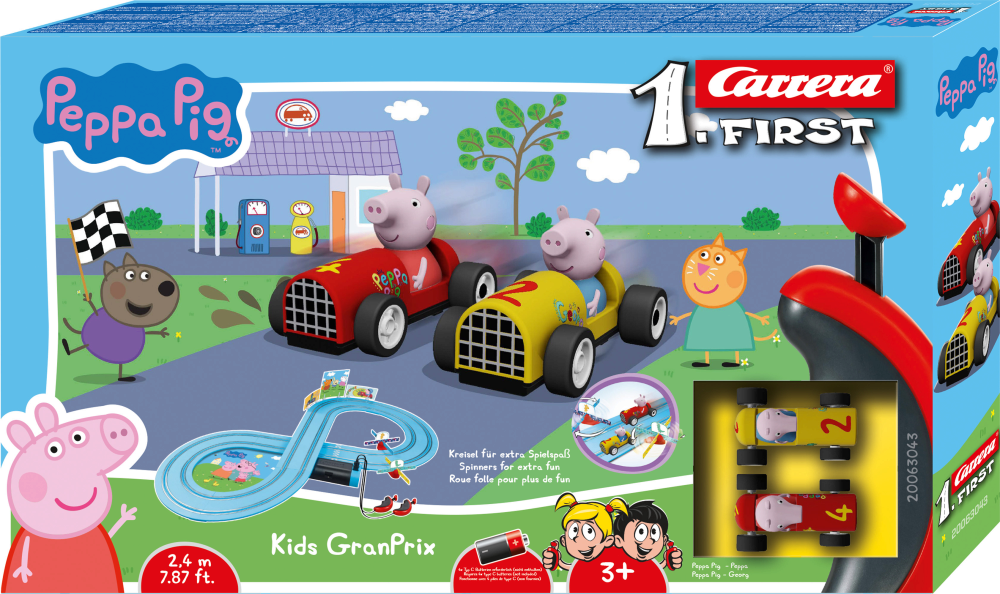 Carrera 63043 Peppa Pig Kids GranPrix / 2.4 m