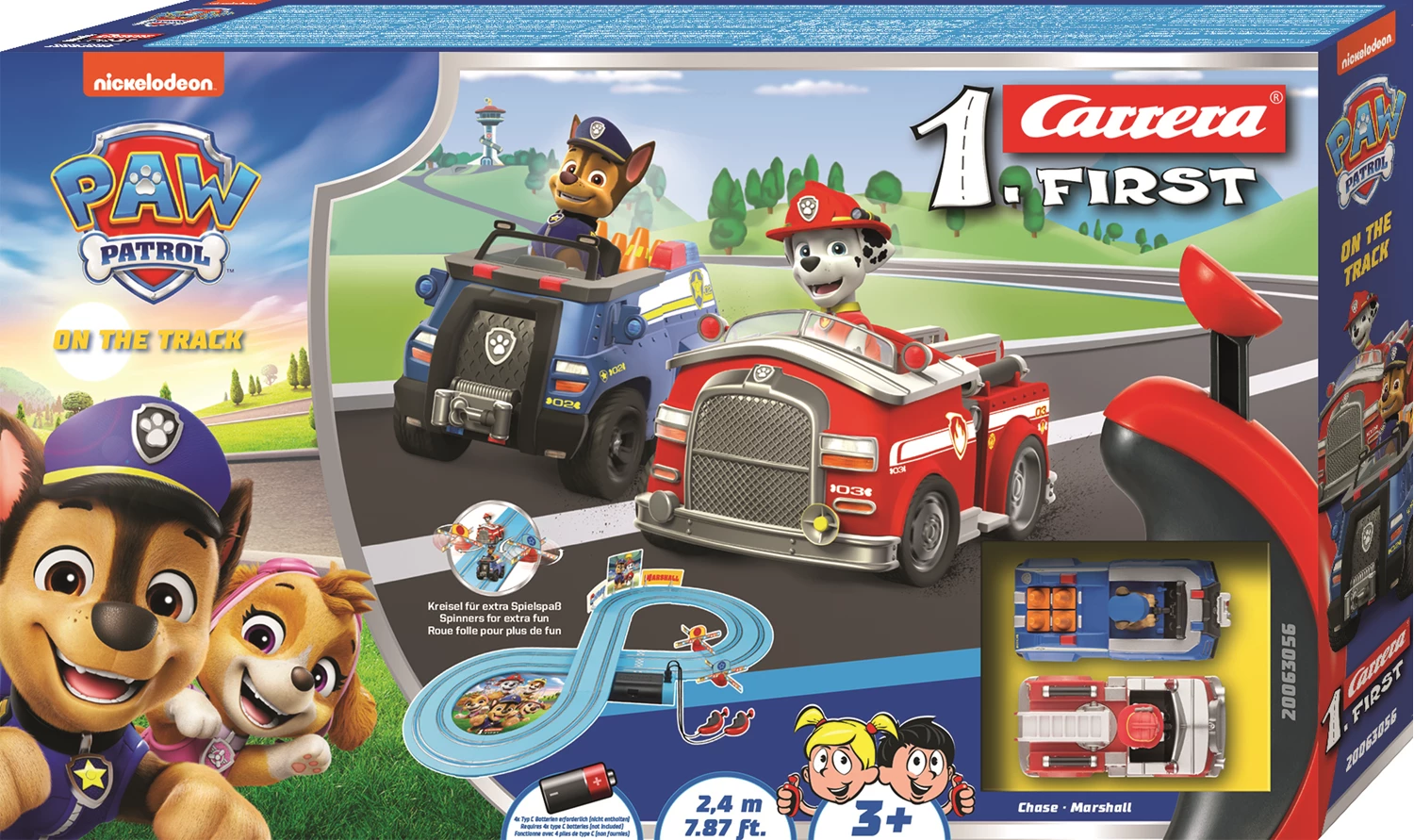 Carrera 63056 FIRST Paw Patrol On the Track Chase - Marshall / 2.4 m /