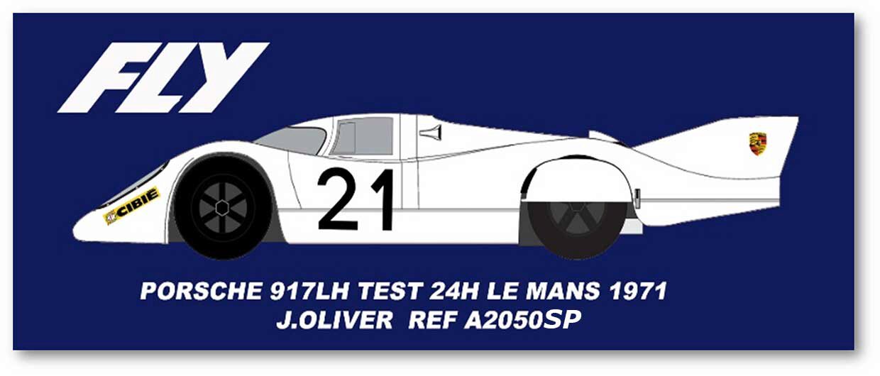 FLY CAR MODELS A2050SP Porsche 917LH - Test 24H Le Mans 1971 "Sport Version