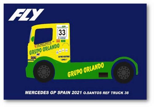FLY CAR MODELS TRUCK38 Mercedes Atego Jarama 2018 - O.Santos