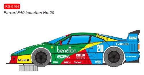 REVOSLOT RS0164 Ferrari F40 LM Benetton n.20