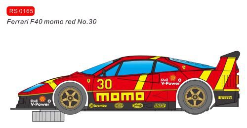 REVOSLOT RS0165 Ferrari F40 LM Momo red n.30