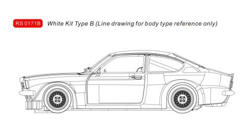 REVOSLOT RS0171B Oper Kadett GT/E - White Kit Type B (Rally)