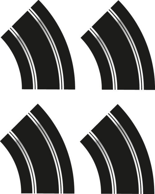 Scalextric C8198 Scalextric Standard Straight and R2 Curve Track Extension Pack - Replaces C8556