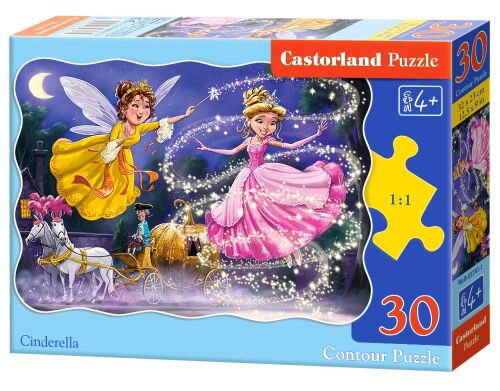 Castorland B-03747-1 Cinderella, Puzzle 30 Teile