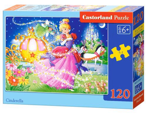 Castorland B-13395-1 Cinderella, Puzzle 120 Teile