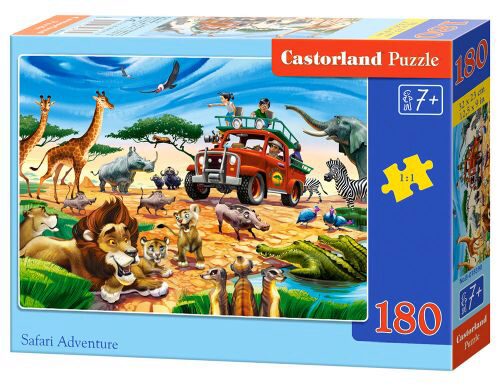Castorland B-018390 Safari Adventure, Puzzle 180 Teile