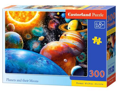 Castorland B-030262 Planets and their Moons,Puzzle 300 Teile