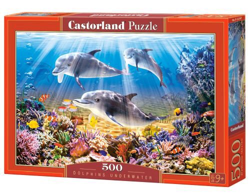 Castorland B-52547 Dolphins Underwater,Puzzle 500 Teile
