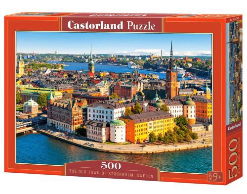 Castorland B-52790 The Old Town of Stockholm,Sweden, Puzzle 500 Teile