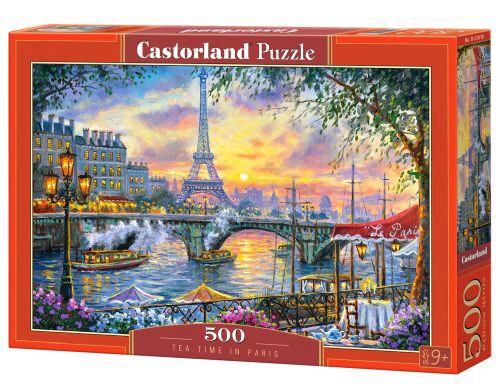 Castorland B-53018 Tea Time in Paris, Puzzle 500 Teile
