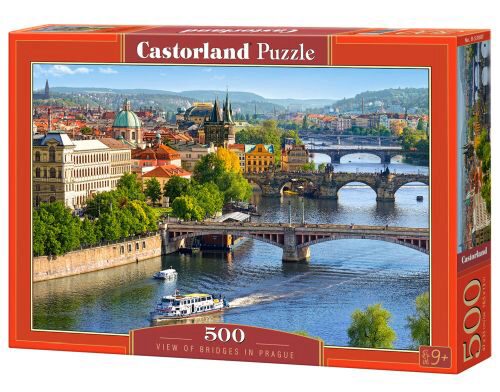 Castorland B-53087 View of Bridges in Prague,Puzzle 500 Tei