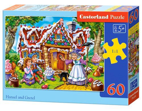 Castorland B-066094 Hansel and Gretel, Puzzle 60 Teile