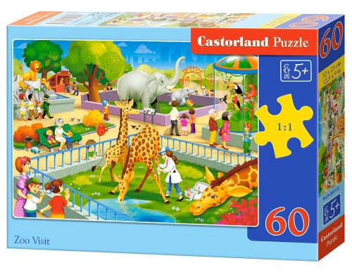 Castorland B-066155 Zoo Visit, Puzzle 60 Teile