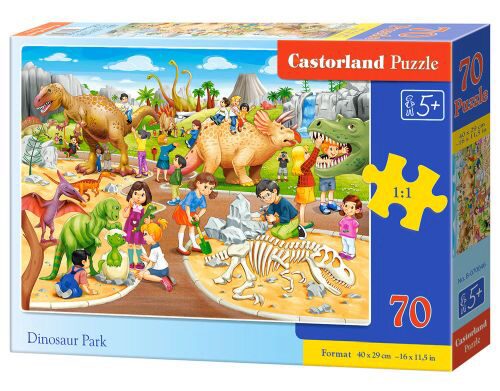 Castorland B-070046 Dinosaur Park, Puzzle 70 Teile