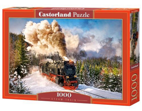 Castorland C-103409-2 Steam Train, Puzzle 1000 Teile