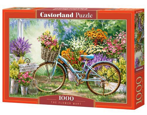 Castorland C-103898-2 The Flower Mart, Puzzle 1000 Teile