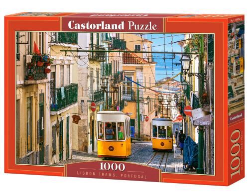 Castorland C-104260-2 Lisbon Trams,Portugal,Puzzle 1000 Teile